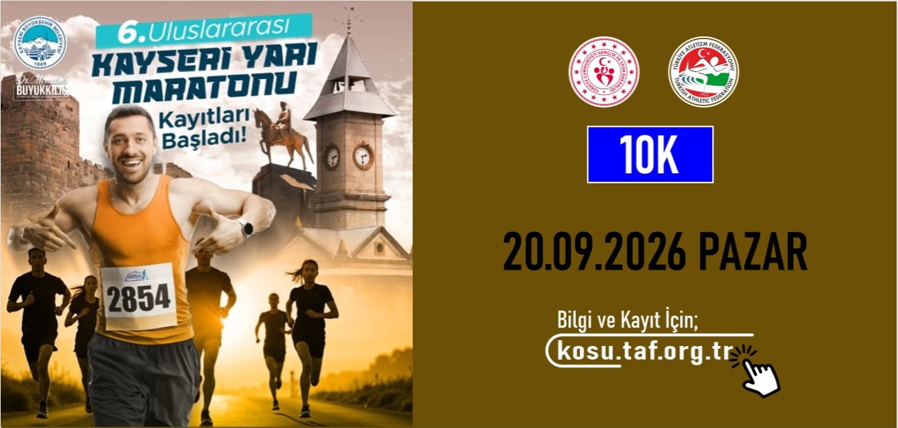 6.ULUSLARARASI KAYSERİ YARI MARATONU 10K