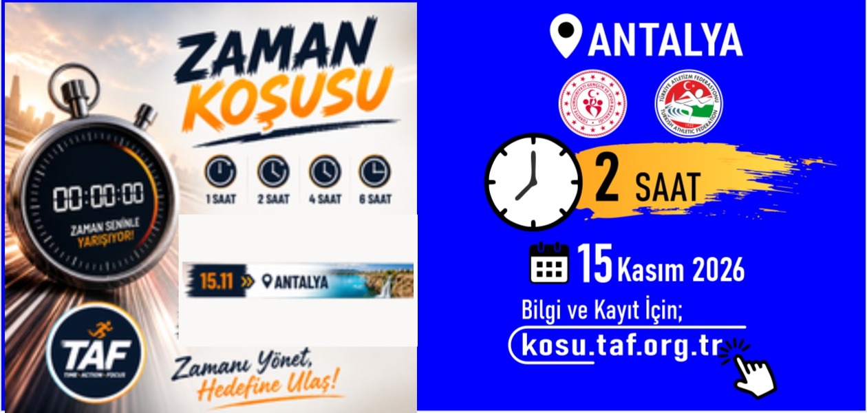 Antalya Zaman Koşusu 2 Saat