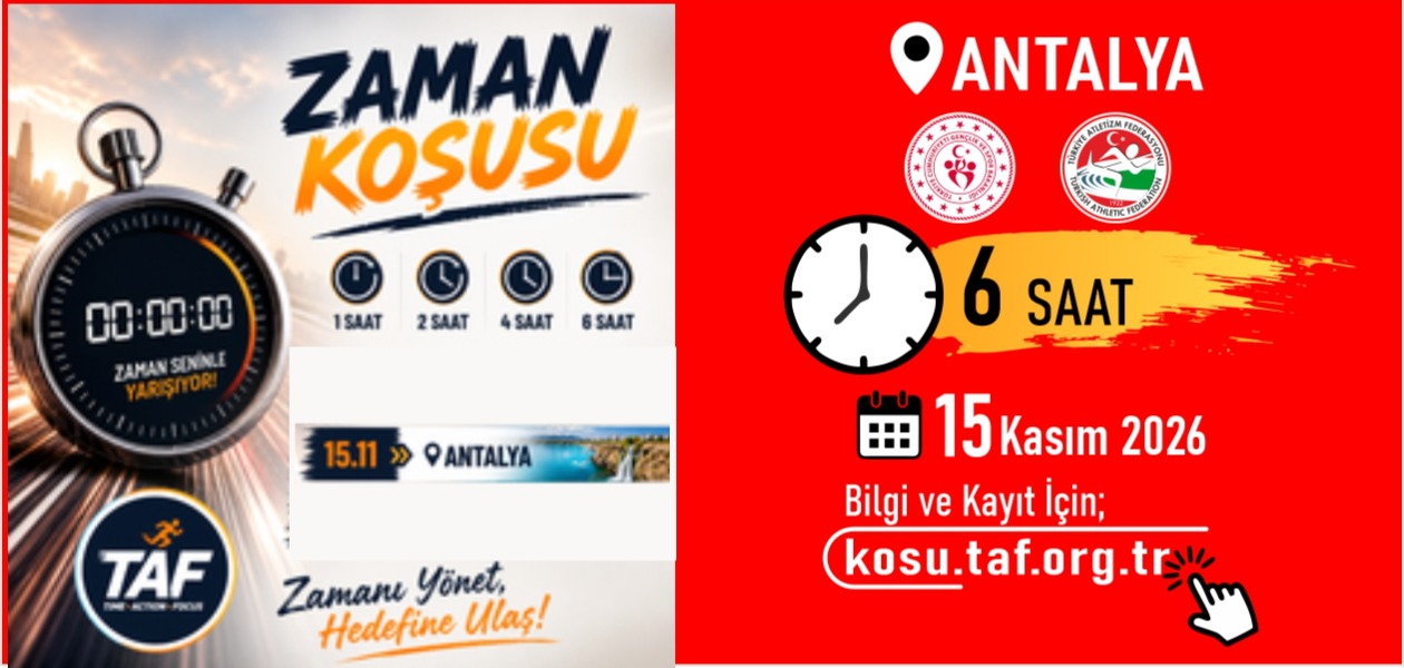 Antalya Zaman Koşusu 6 Saat
